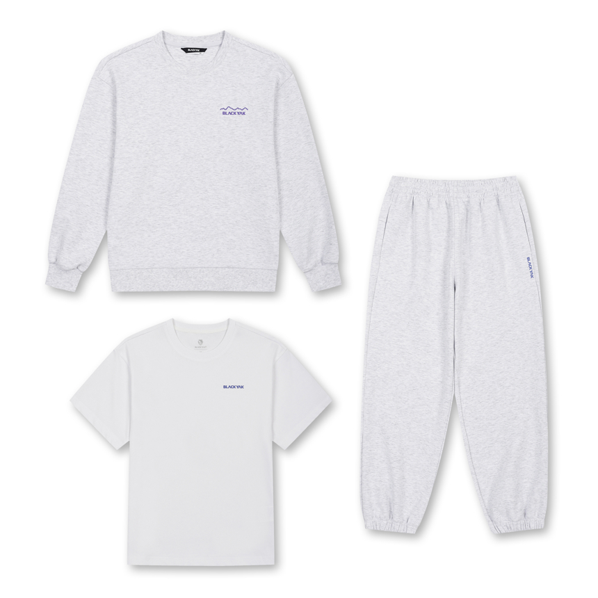 쿠션지 3PCS 맨투맨 세트