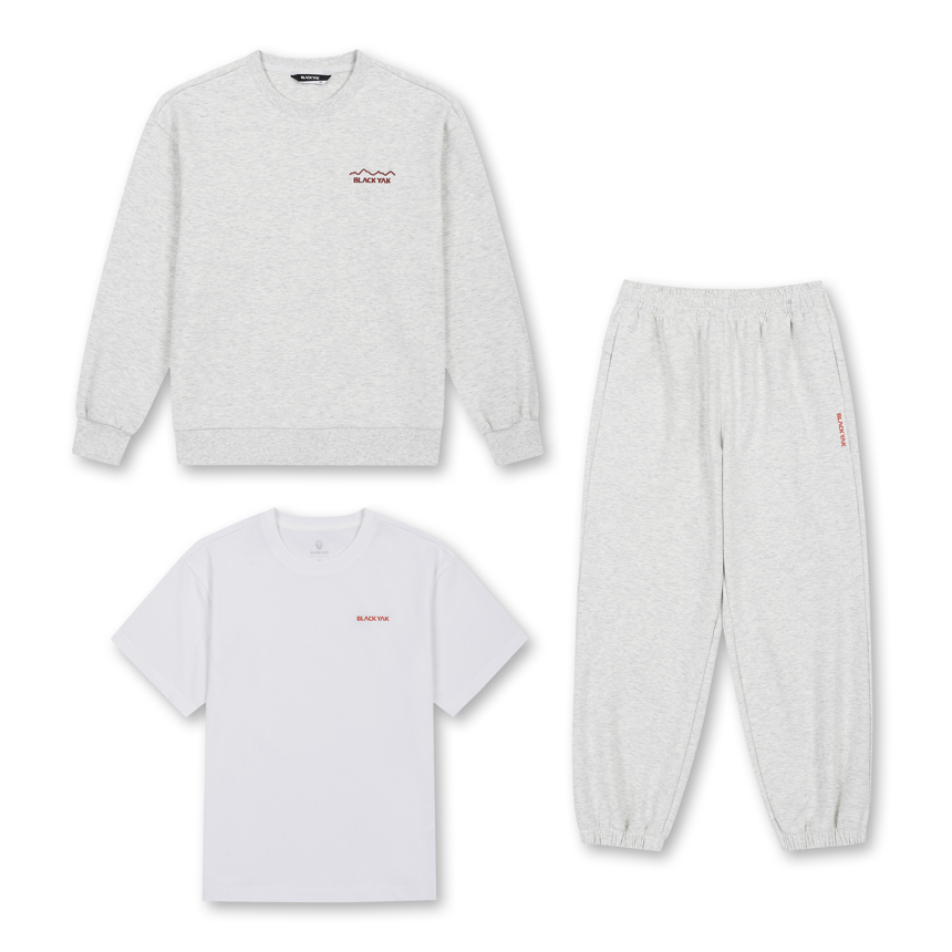 쿠션지 3PCS 맨투맨 세트